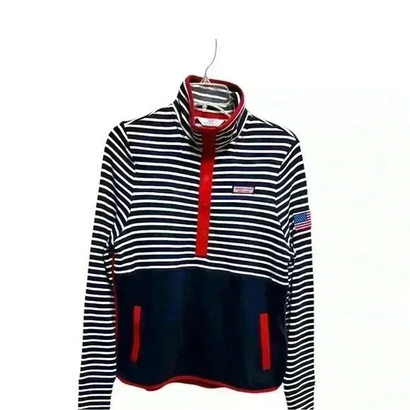 Vineyard Vines  Snap-Placard Americana Shep Shirt.  New WithTags. Women’s MEDIUM - Picture 1 of 5